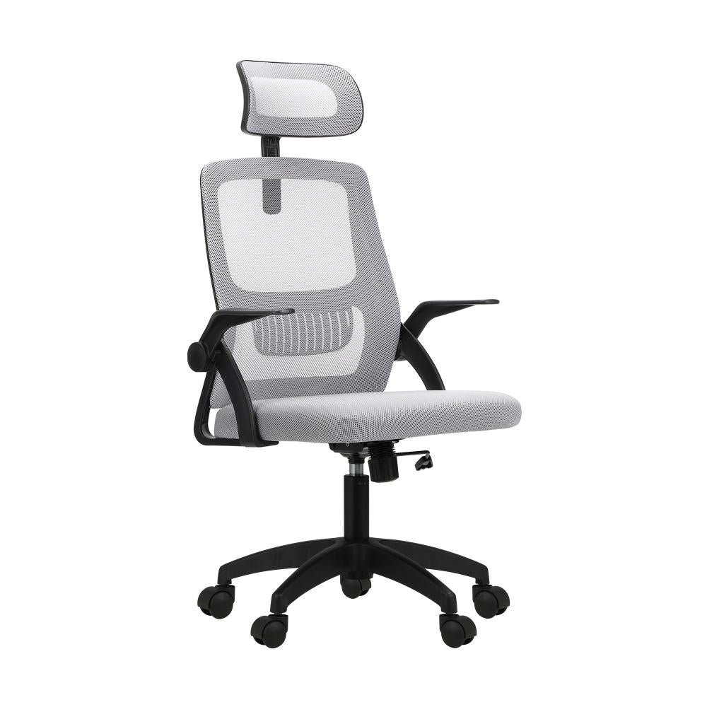 Shop Oikiture Mesh Office Chair Executive Fabric Gaming Seat Racing Tilt Computer BKGY  | PEROZ Australia