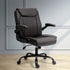 Artiss Office Chair Gaming Computer Executive Chairs Leather Tilt Swivel Brown-Furniture > Office - Peroz Australia - Image - 1