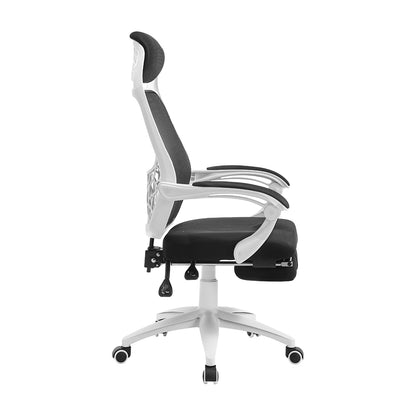 Artiss Gaming Office Chair Computer Desk Chair Home Work Study White-Furniture &gt; Office - Peroz Australia - Image - 4