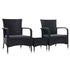 Outdoor Furniture Patio Set Wicker Outdoor Conversation Set Chairs Table 3PCS-Furniture > Outdoor-PEROZ Accessories