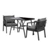 Shop Livsip 3PCS Outdoor Dining Setting Lounge Patio Furniture Table Chairs Set  | PEROZ Australia