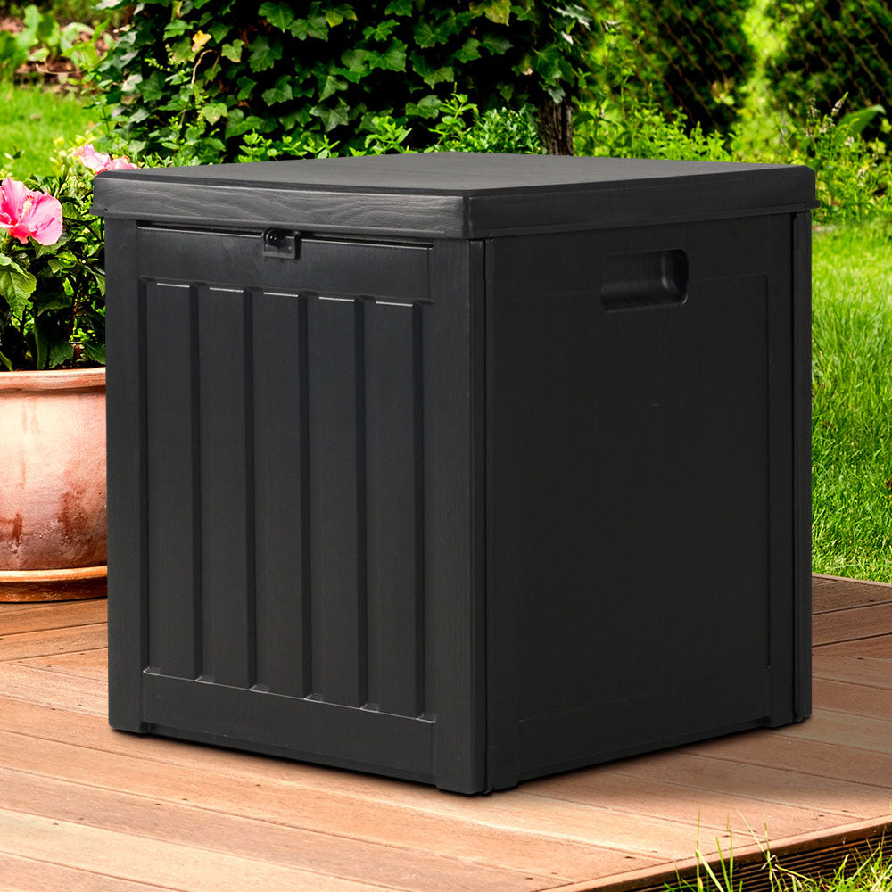 Gardeon 80L Outdoor Storage Box Waterproof Container Indoor Garden Toy Tool Shed-Home &amp; Garden &gt; Storage-PEROZ Accessories