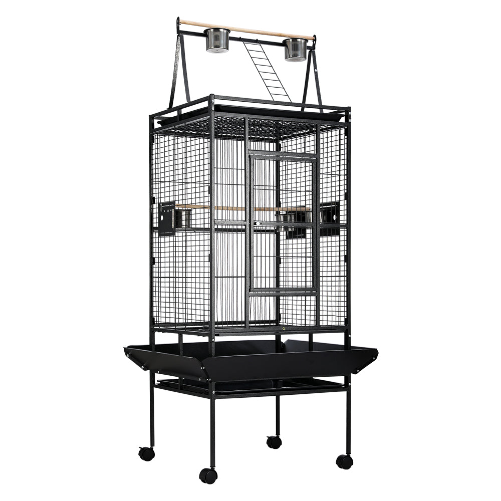 Shop Pet Bird Cage Aviary 173CM Large Travel Stand Budgie Parrot Toys PEROZ