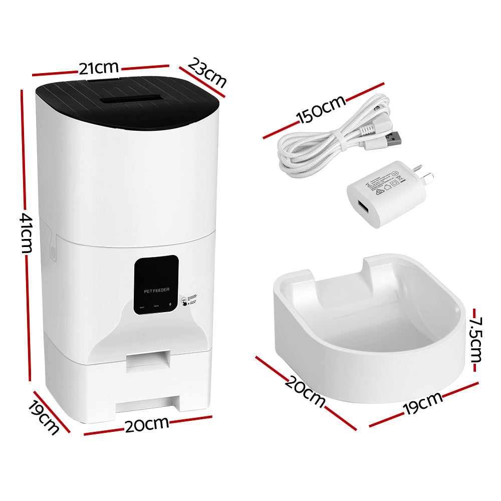 i.Pet Automatic Pet Feeder 9L Auto Wifi Dog Cat Feeder Smart Food App Dispenser-Pet Feeder-PEROZ Accessories