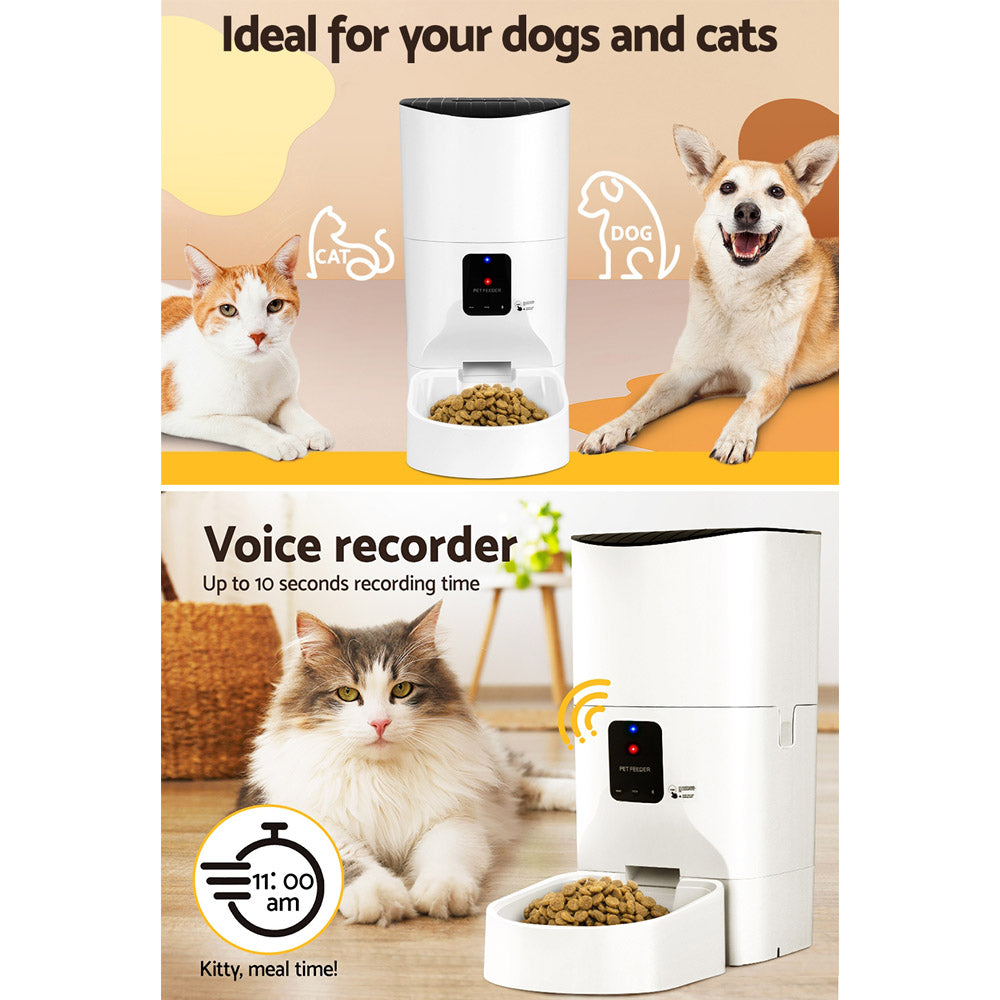 i.Pet Automatic Pet Feeder 9L Auto Wifi Dog Cat Feeder Smart Food App Dispenser-Pet Feeder-PEROZ Accessories