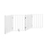 Shop Alopet Wooden Pet Gate Dog Fence Safety Stair Barrier Security Door 4 Panels  | PEROZ Australia