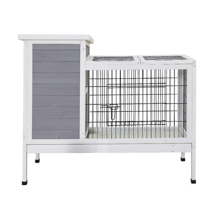 i.Pet Rabbit Hutch Wooden Ferret Cage Habitat House Outdoor Large-Home &amp; Garden &gt; Shading-PEROZ Accessories