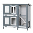 i.Pet Rabbit Hutch Large Chicken Coop Wooden House Run Cage Pet Bunny Guinea Pig-Pet Care > Coops & Hutches-PEROZ Accessories