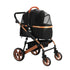 i.Pet Pet Dog Stroller Pram Large Cat Carrier Travel Pushchair Foldable 4 Wheels-Pet Care > Dog Supplies-PEROZ Accessories