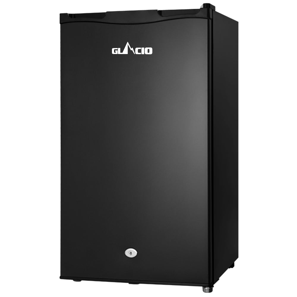 Glacio 95L Portable Fridge Bar Freezer Cooler Upright 12V/24V/240V Caravan 4WD Car Camping Black-Outdoor &gt; Camping-PEROZ Accessories