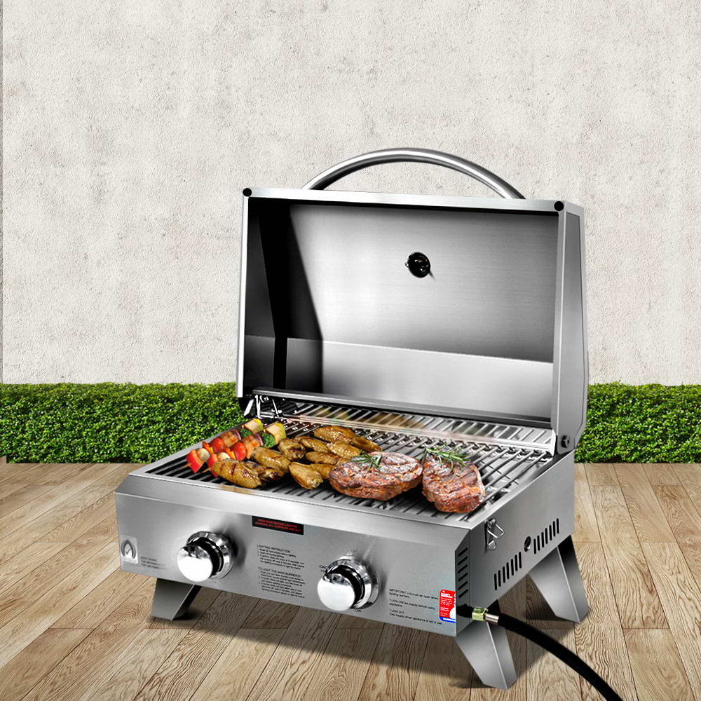 Grillz Portable 2 Burner Gas BBQ-Home &amp; Garden &gt; BBQ-PEROZ Accessories