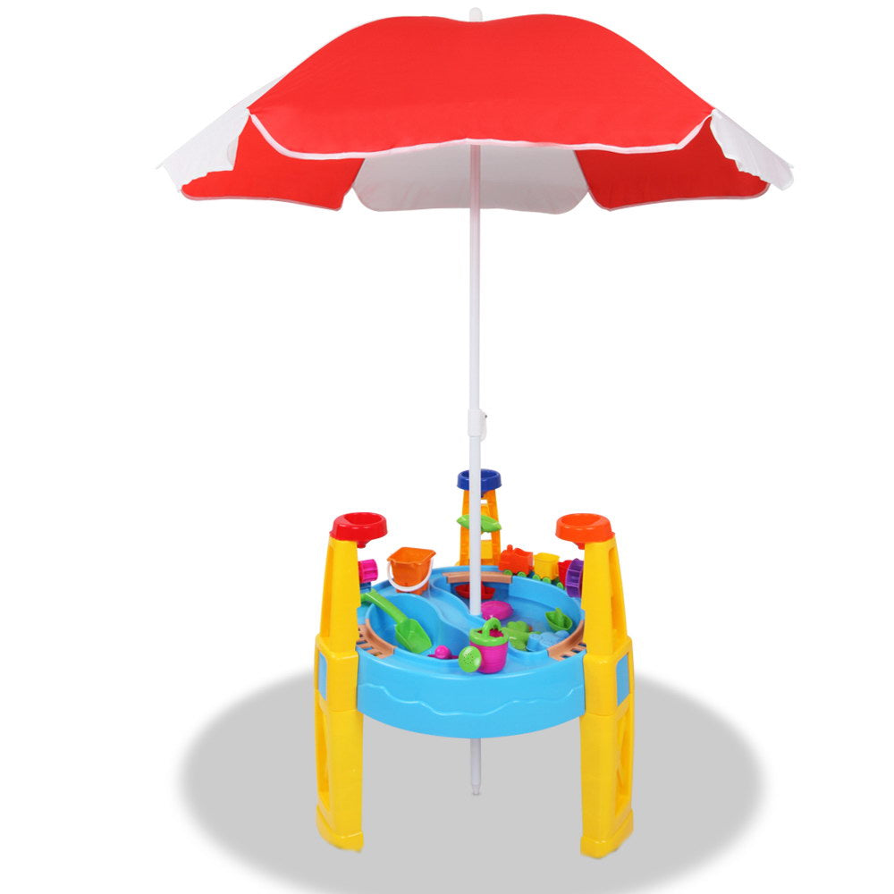 Keezi 26 Piece Kids Umbrella &amp; Table Set-Baby &amp; Kids &gt; Toys-PEROZ Accessories