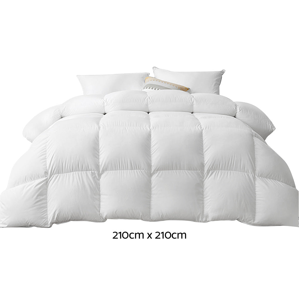 Giselle Bedding Queen Size 700GSM Goose Down Feather Quilt-Home &amp; Garden &gt; Bedding-PEROZ Accessories