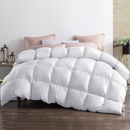 Giselle Bedding Queen Size 700GSM Goose Down Feather Quilt-Home &amp; Garden &gt; Bedding-PEROZ Accessories