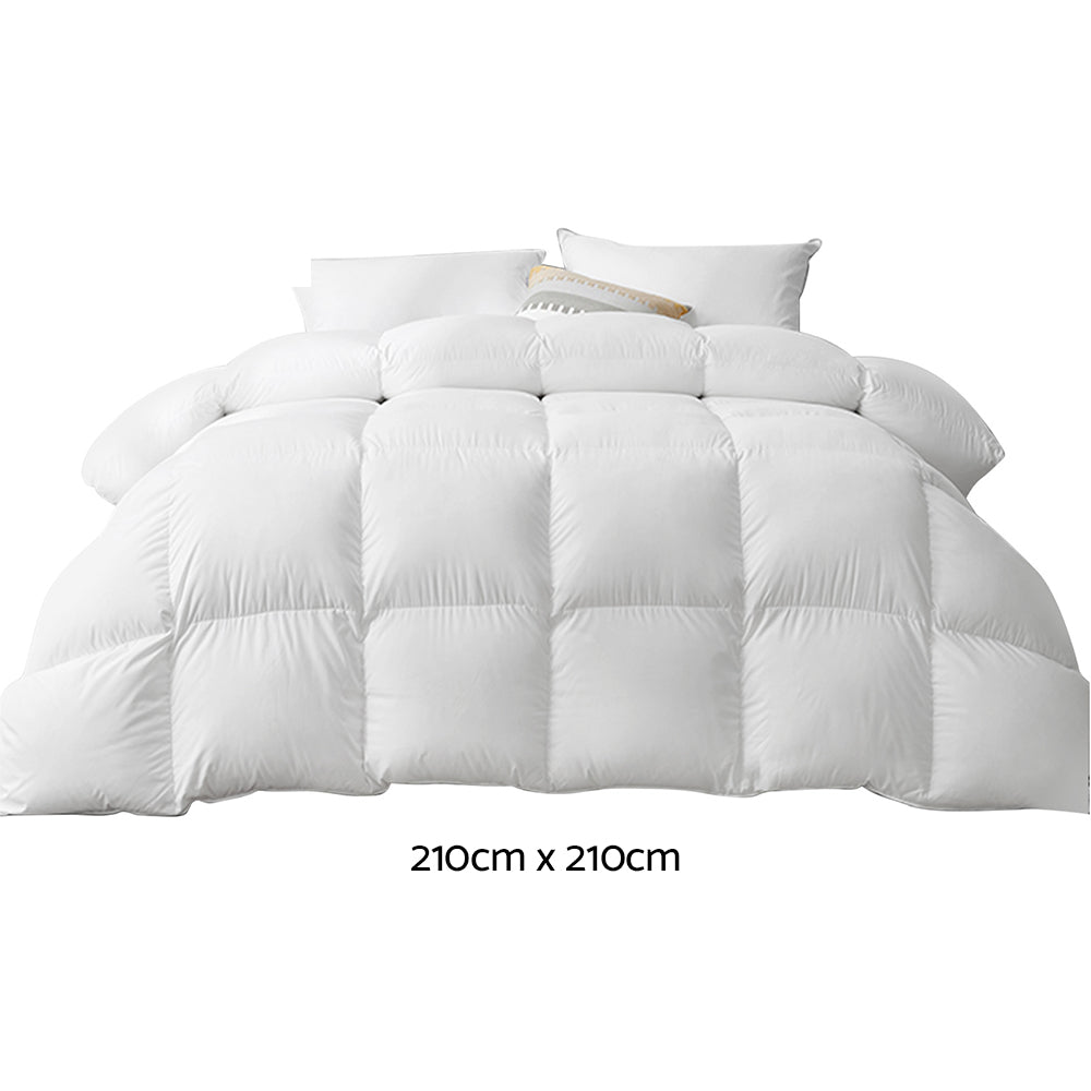 Giselle Bedding Queen Size 500GSM Goose Down Feather Quilt-Home &amp; Garden &gt; Bedding-PEROZ Accessories