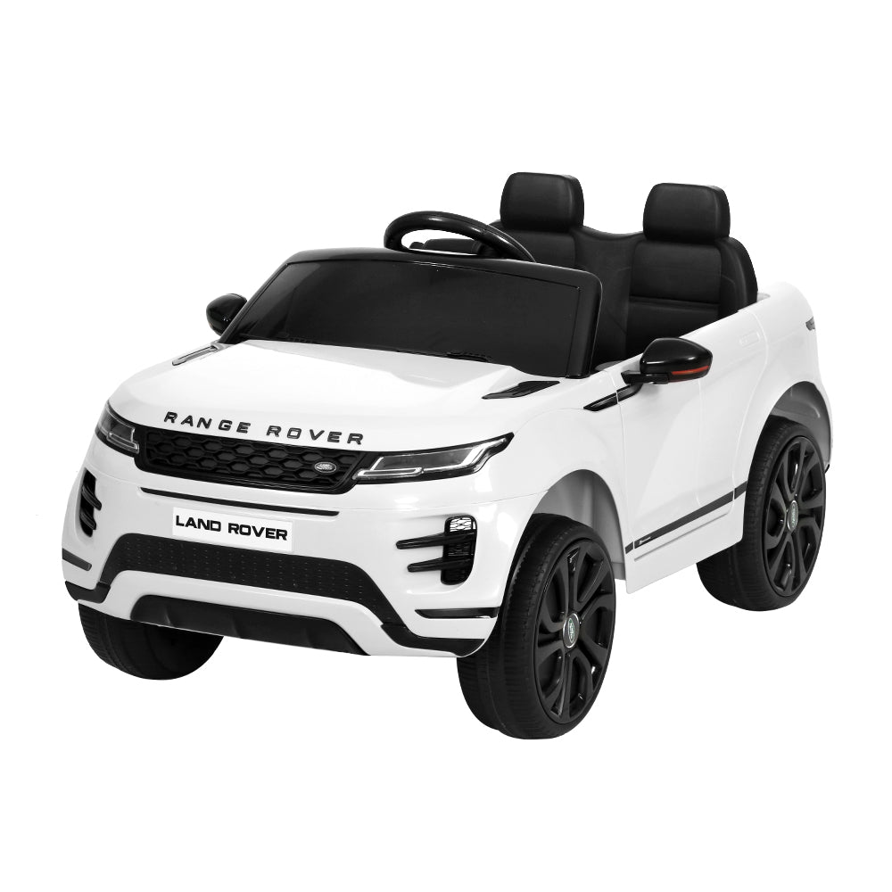 Kids Ride On Car Licensed Land Rover 12V Electric Car Toys Battery Remote White-Baby &amp; Kids &gt; Ride on Cars, Go-karts &amp; Bikes-PEROZ Accessories