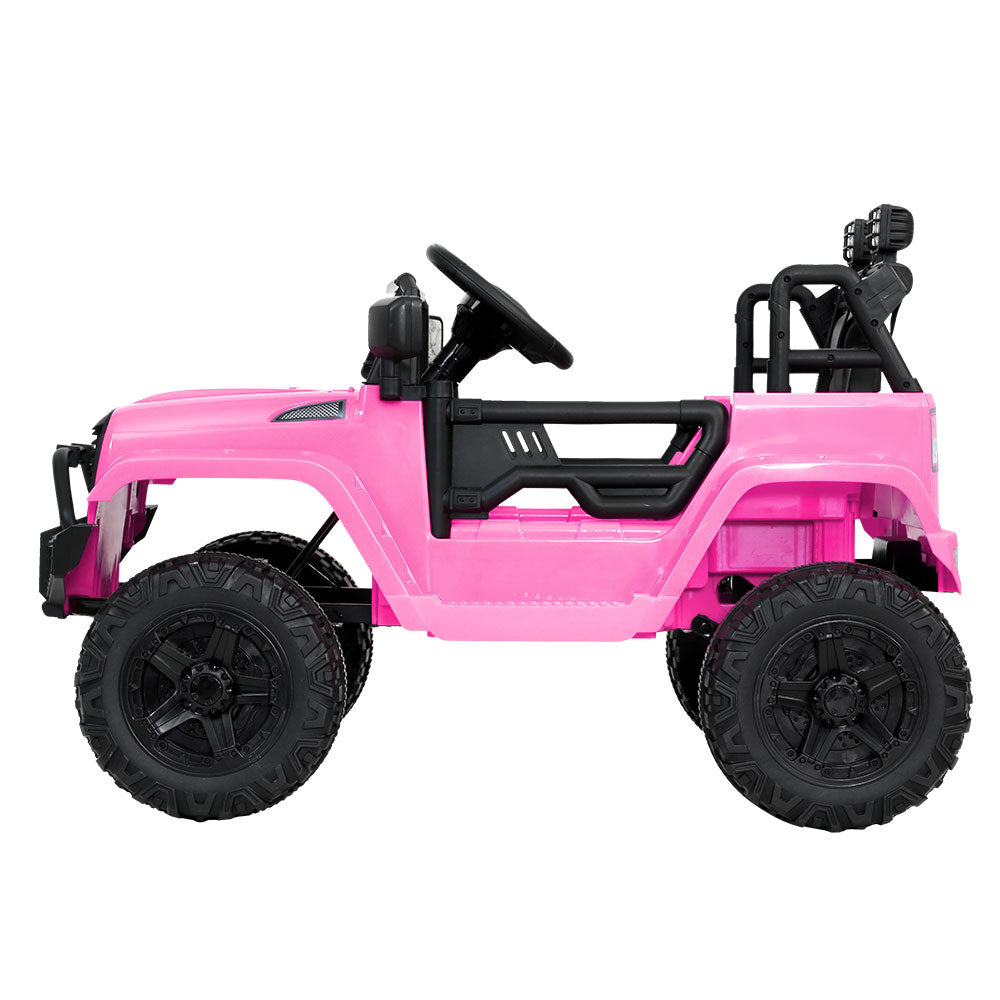 Rigo Kids Ride On Car Electric 12V Car Toys Jeep Battery Remote Control Pink-Baby &amp; Kids &gt; Ride on Cars, Go-karts &amp; Bikes-PEROZ Accessories