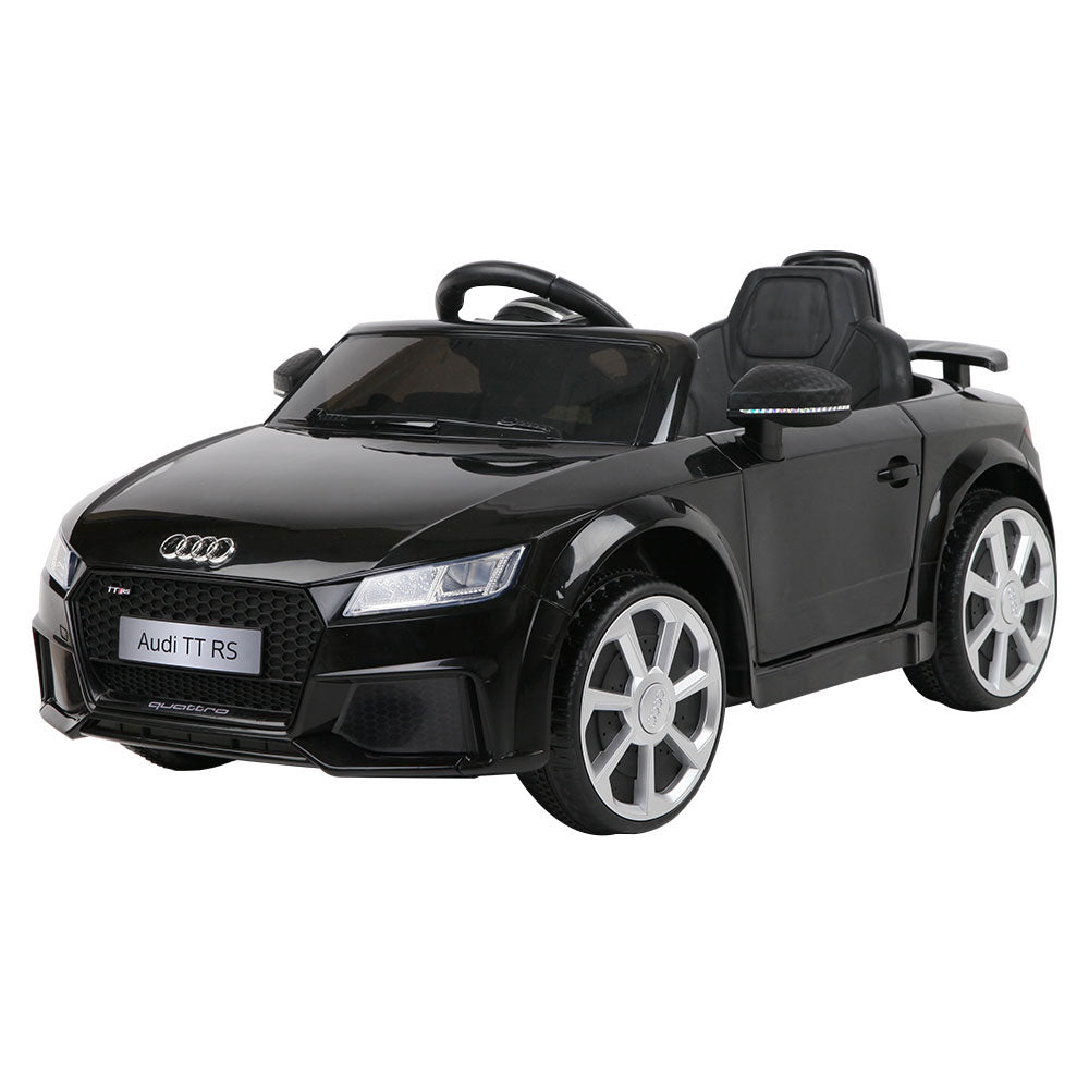 Kids Ride On Car Audi Licensed TT RS Black-Baby &amp; Kids &gt; Ride on Cars, Go-karts &amp; Bikes-PEROZ Accessories