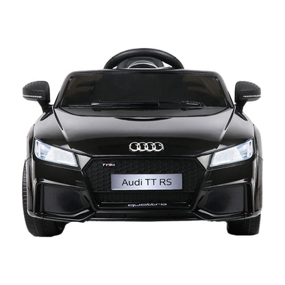 Kids Ride On Car Audi Licensed TT RS Black-Baby &amp; Kids &gt; Ride on Cars, Go-karts &amp; Bikes-PEROZ Accessories