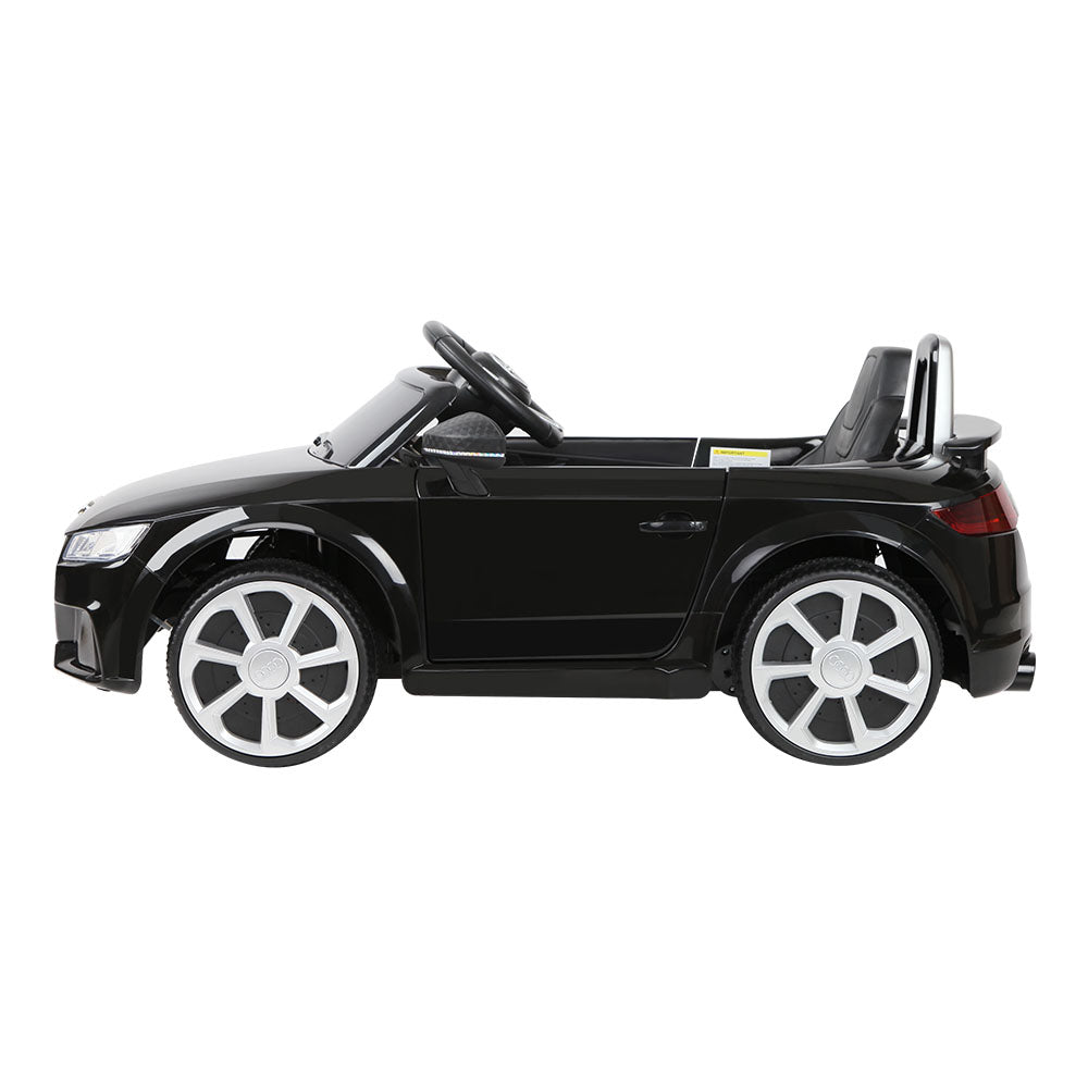 Kids Ride On Car Audi Licensed TT RS Black-Baby &amp; Kids &gt; Ride on Cars, Go-karts &amp; Bikes-PEROZ Accessories