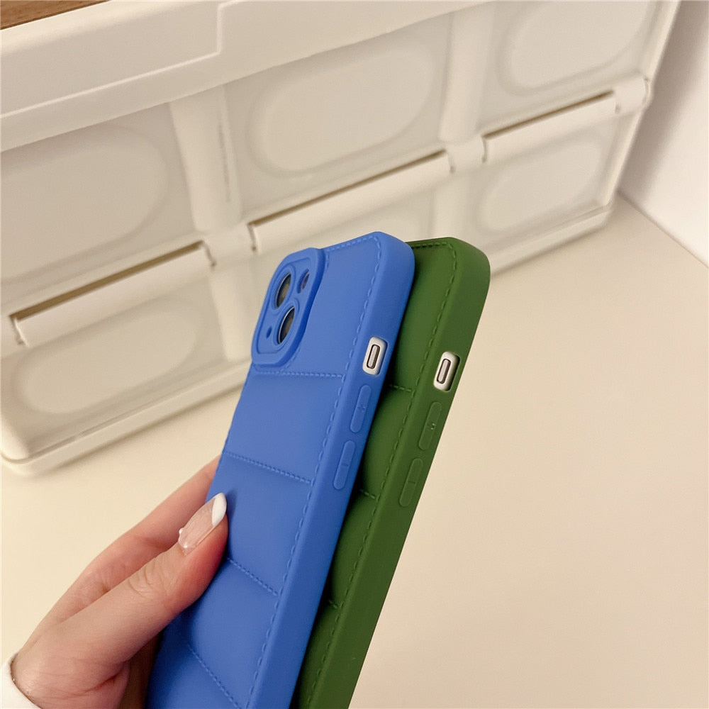 Anymob iPhone Green Jacket Silicone Phone Case Shockproof Candy Bumper Cover-Mobile Phone Cases-PEROZ Accessories