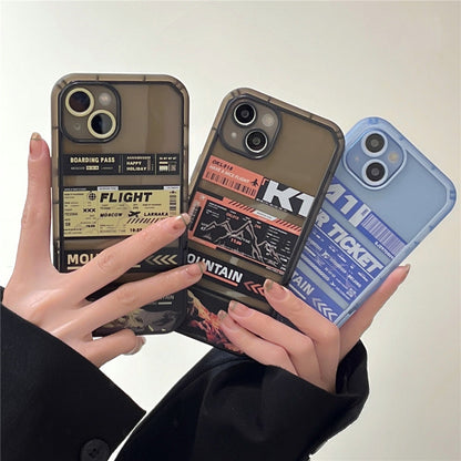 Anymob iPhone Snowy Mountain Invisible Wristband Bracket Phone Case Silicon Cover-Mobile Phone Cases-PEROZ Accessories