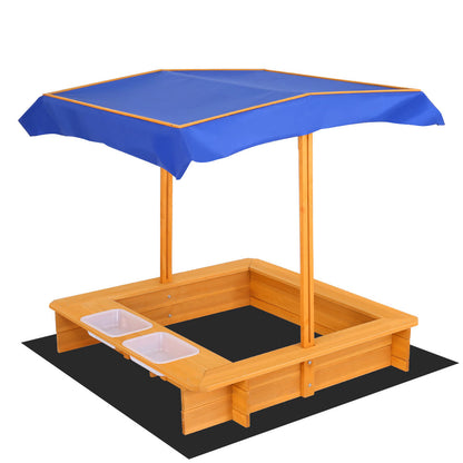 Keezi Outdoor Canopy Sand Pit-Baby &amp; Kids &gt; Toys-PEROZ Accessories