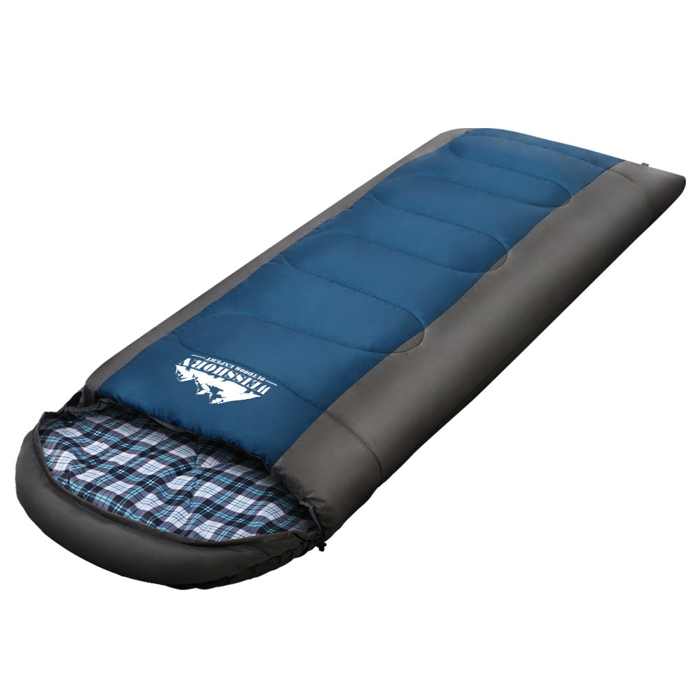 Weisshorn Sleeping Bag Camping Hiking Tent Winter Outdoor Comfort 0 Degree Navy-Outdoor &gt; Camping-PEROZ Accessories