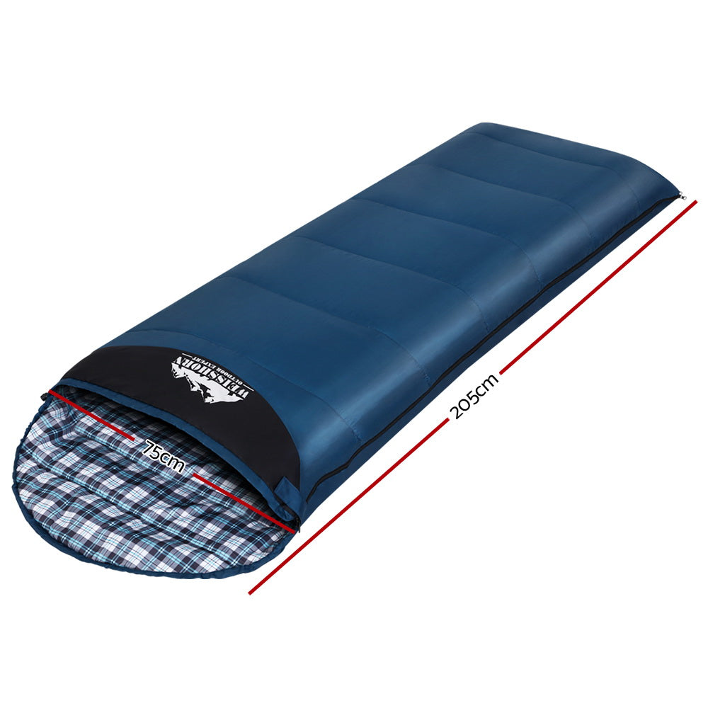 Weisshorn Sleeping Bag Single Camping Hiking Winter Thermal-Outdoor &gt; Camping-PEROZ Accessories