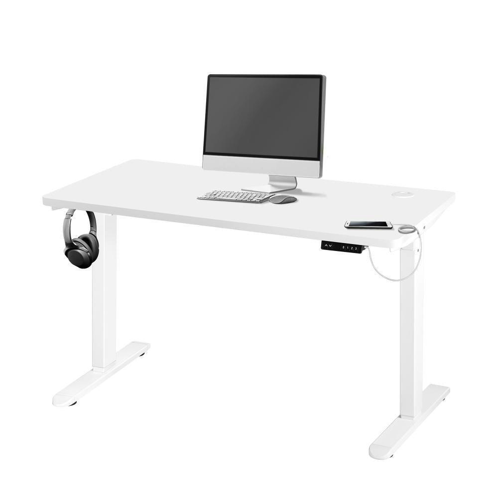 Shop Oikiture Standing Desk Electric Height Adjustable Motorised Sit Stand Desk Rise  | PEROZ Australia