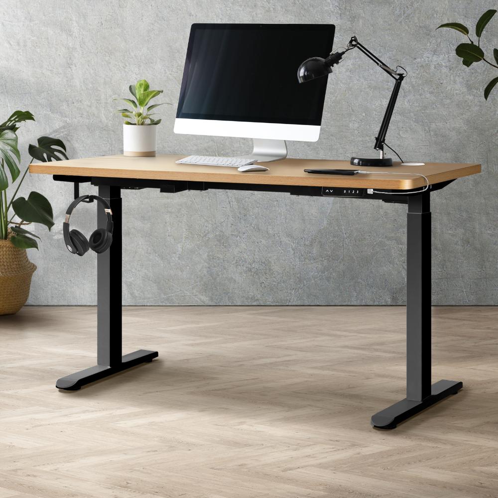 Shop Oikiture Standing Desk Dual Motor Electric Height Adjustable Sit Stand Table  | PEROZ Australia