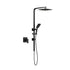 Shop Welba 10" Rain Shower Head Set Square Handheld With Shower Mixer Tap Black  | PEROZ Australia