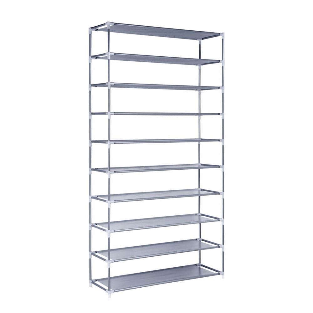 10 Tier Stackable Shoe Rack-Home &amp; Garden &gt; Storage-PEROZ Accessories