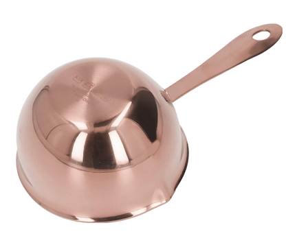 Anygleam Cookware Pouring Pots 1PC Rose Gold Mini Sauce Heating Stainless Steel Kitchen Chocolate Pot Butter Milk Drip Pot Small With Handle-Pots-PEROZ Accessories