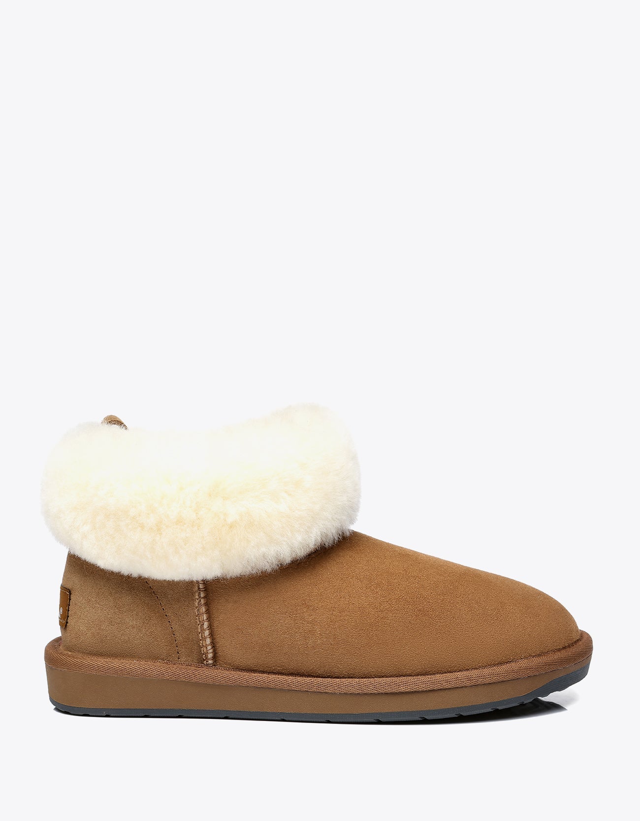 Tarramarra Emmy Women Sheepskin Slippers Fluffy Collar-Boots-PEROZ Accessories