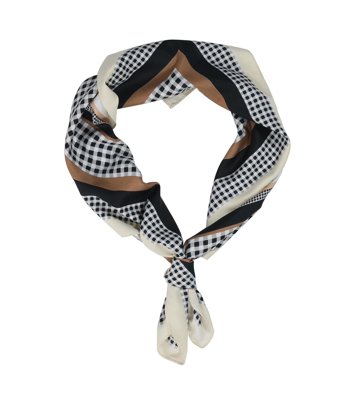 TARRAMARRA Printed Square Rayon Silk Scarf Multiple Patterns And Colours-Scarves-PEROZ Accessories