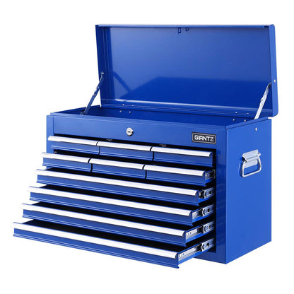 Giantz 10-Drawer Tool Box Chest Cabinet Garage Storage Toolbox Blue-Tools &gt; Tools Storage-PEROZ Accessories