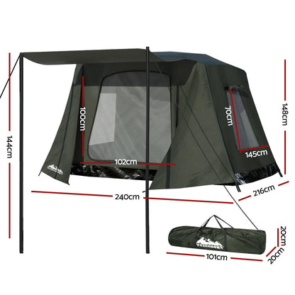 Weisshorn Camping Tent Instant Up 2-3 Person Tents Outdoor Hiking Shelter-Outdoor &gt; Camping-PEROZ Accessories