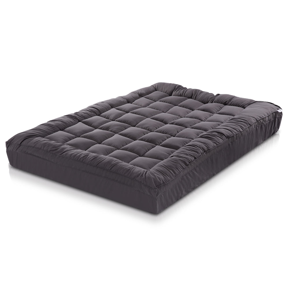 Giselle Bedding Mattress Topper Pillowtop Bamboo Charcoal King-Home &amp; Garden &gt; Bedding-PEROZ Accessories