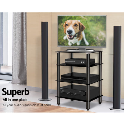 Artiss 4 Tier TV Media Stand-Audio &amp; Video &gt; TV Accessories - Peroz Australia - Image - 5