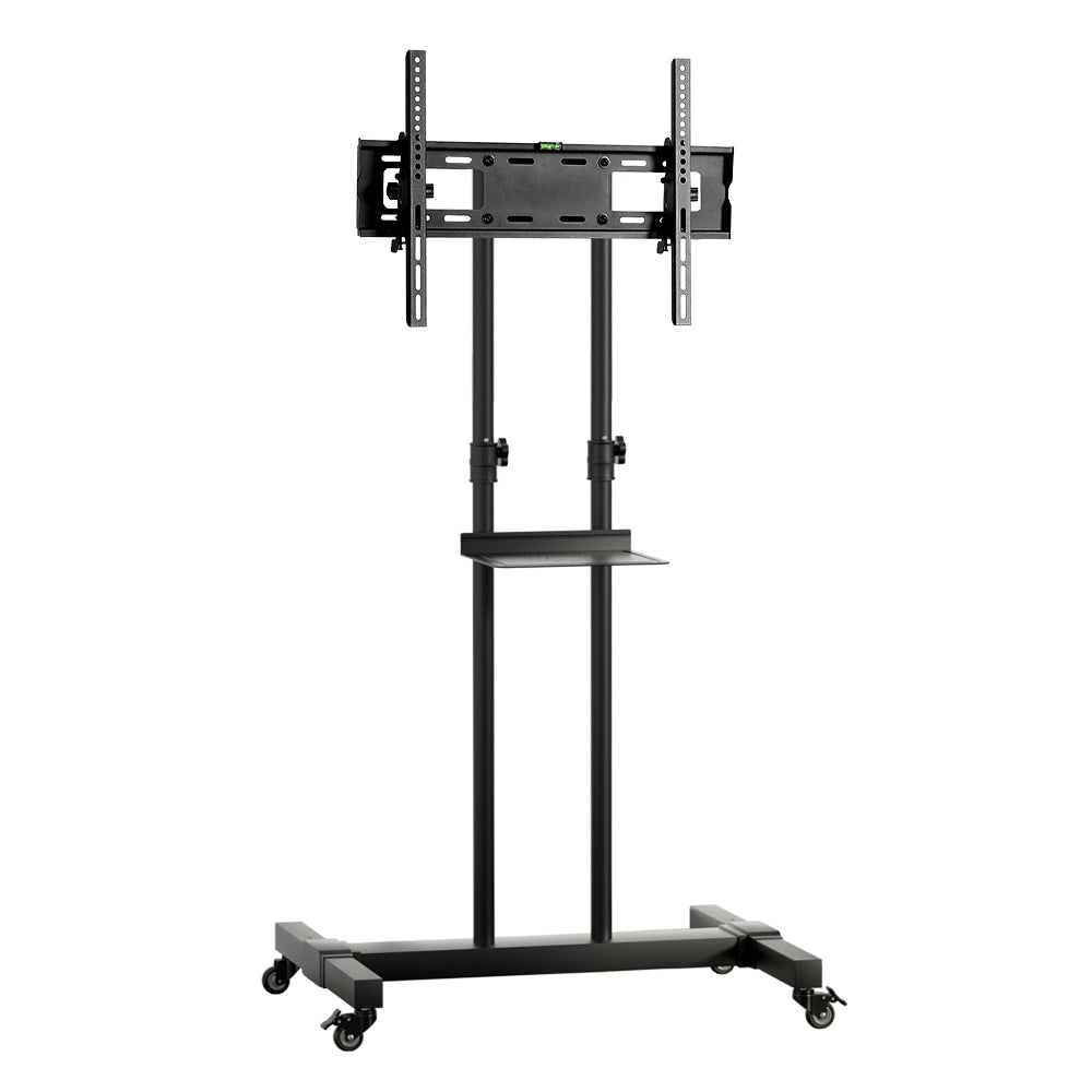 Artiss Steel Mobile TV Stand Cart Height-adjust up to 65&quot; screens 40kg-Furniture &gt; Living Room-PEROZ Accessories