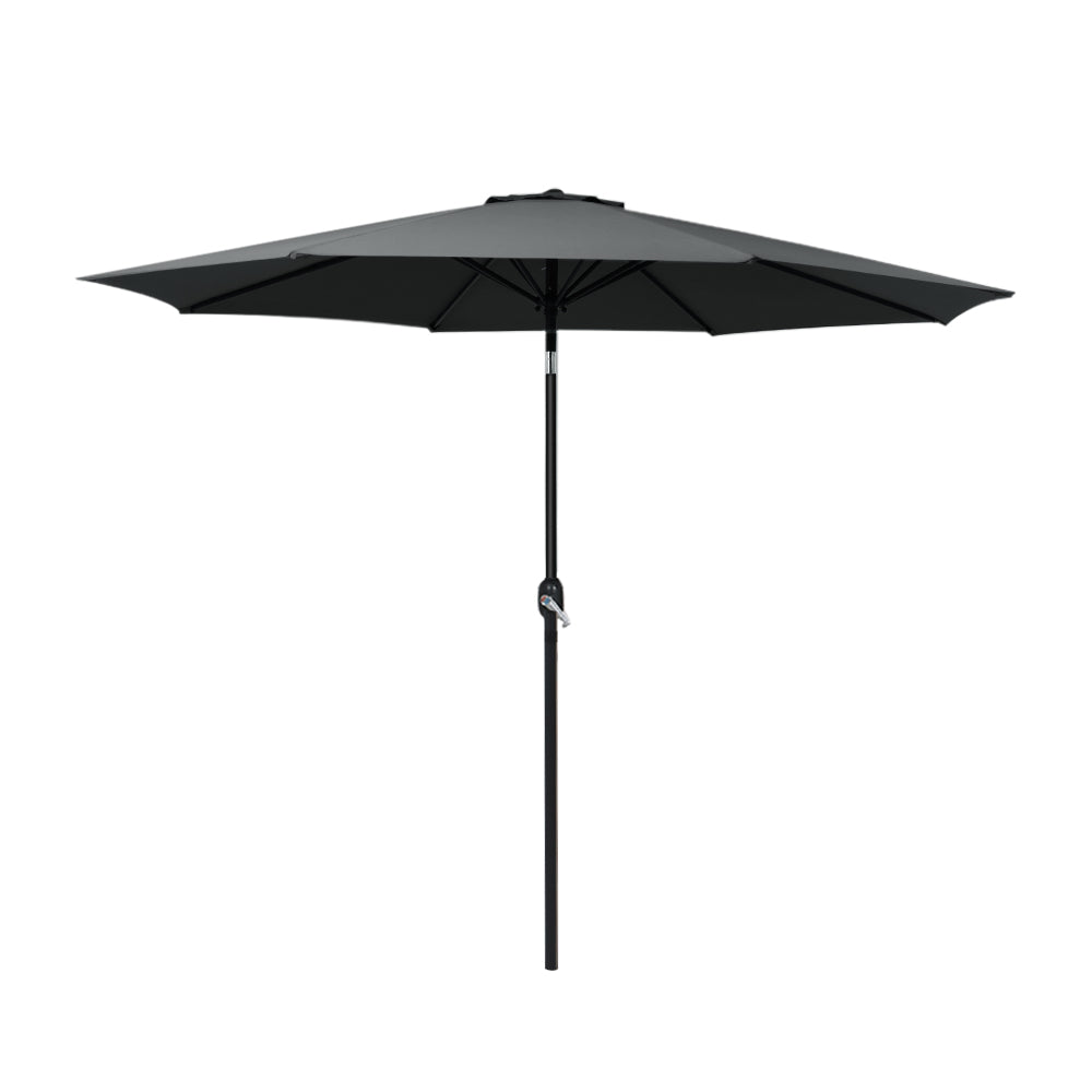 Instahut Outdoor Umbrella Umbrellas Beach Garden Tilt Sun Patio Deck Pole 2.7m-Home &amp; Garden &gt; Shading-PEROZ Accessories