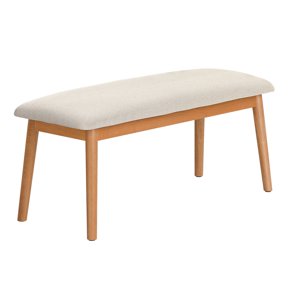 Artiss Dining Bench Upholstery Seat Stool Chair Cushion Furniture Oak 106cm-Furniture &gt; Dining-PEROZ Accessories