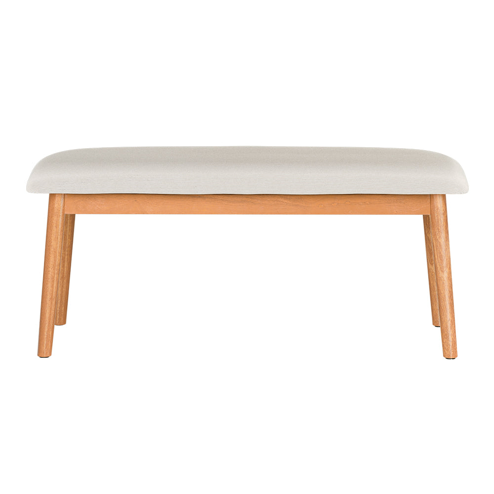 Artiss Dining Bench Upholstery Seat Stool Chair Cushion Furniture Oak 106cm-Furniture &gt; Dining-PEROZ Accessories