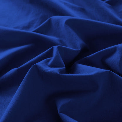 Royal Comfort Vintage Washed 100% Cotton Quilt Cover Set Bedding Ultra Soft - Double - Royal Blue-Home &amp; Garden &gt; Bedding-PEROZ Accessories