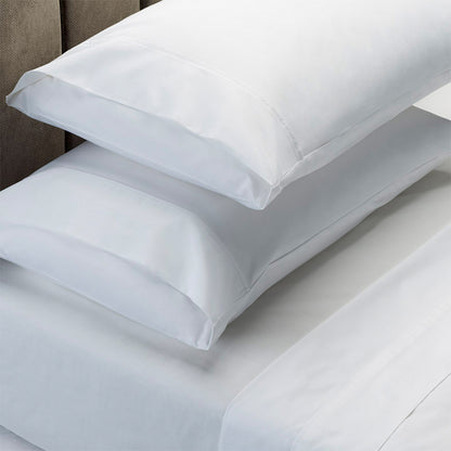 Royal Comfort 4 Piece 1500TC Sheet Set And Goose Feather Down Pillows 2 Pack Set - Queen - White-Home &amp; Garden &gt; Bedding-PEROZ Accessories