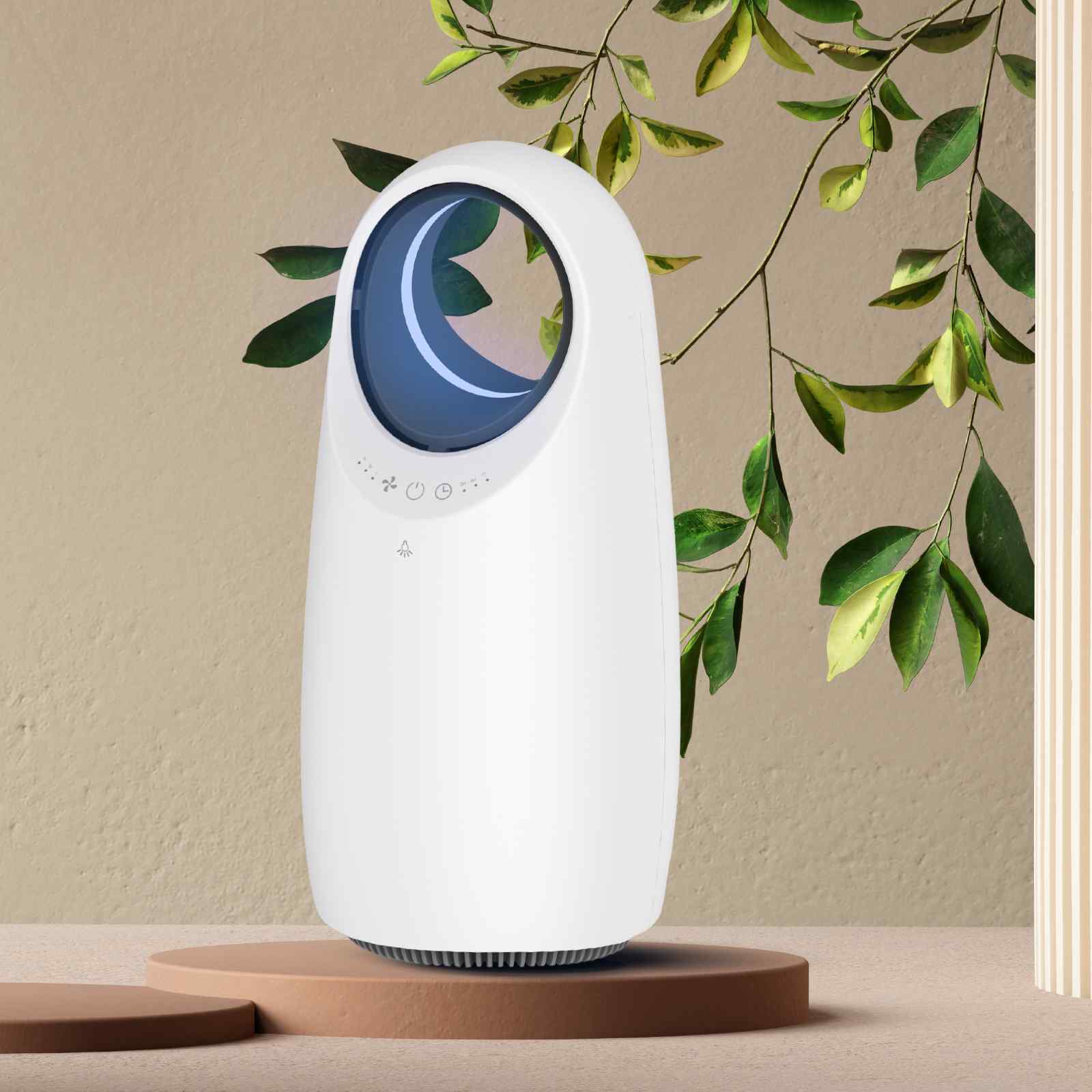 MyGenie Ultra Quiet Eco Flow Air Purifier WI-FI Control HEPA Filter White-Air Purifiers-PEROZ Accessories