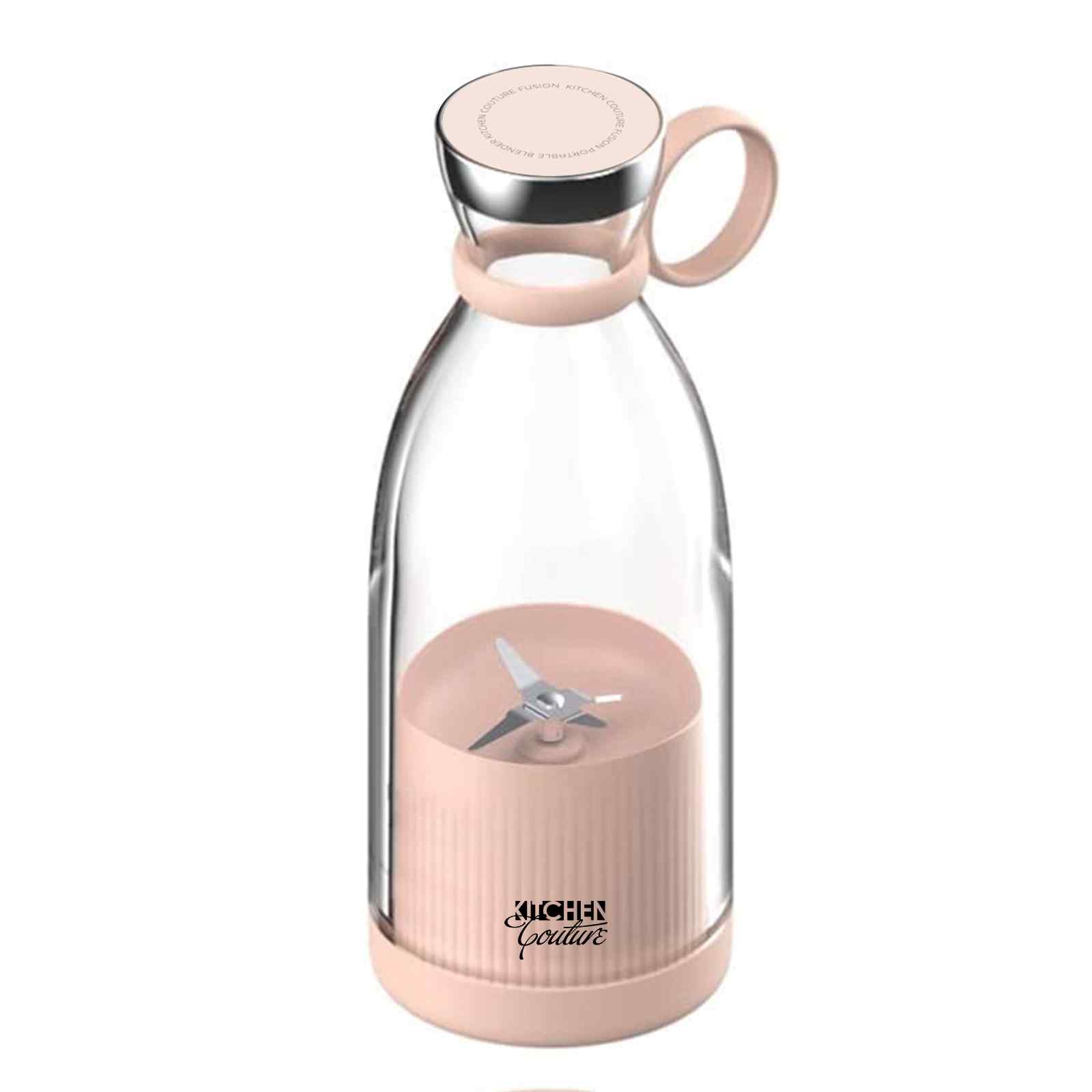 Kitchen Couture Fusion Portable Blender Electric Hand Held Mixer Shaker Maker - Pink-Appliances &gt; Kitchen Appliances-PEROZ Accessories