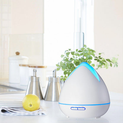 Essential Oils Ultrasonic Aromatherapy Diffuser Air Humidifier Purify 400ML - White-Aroma Diffusers &amp; Humidifiers-PEROZ Accessories