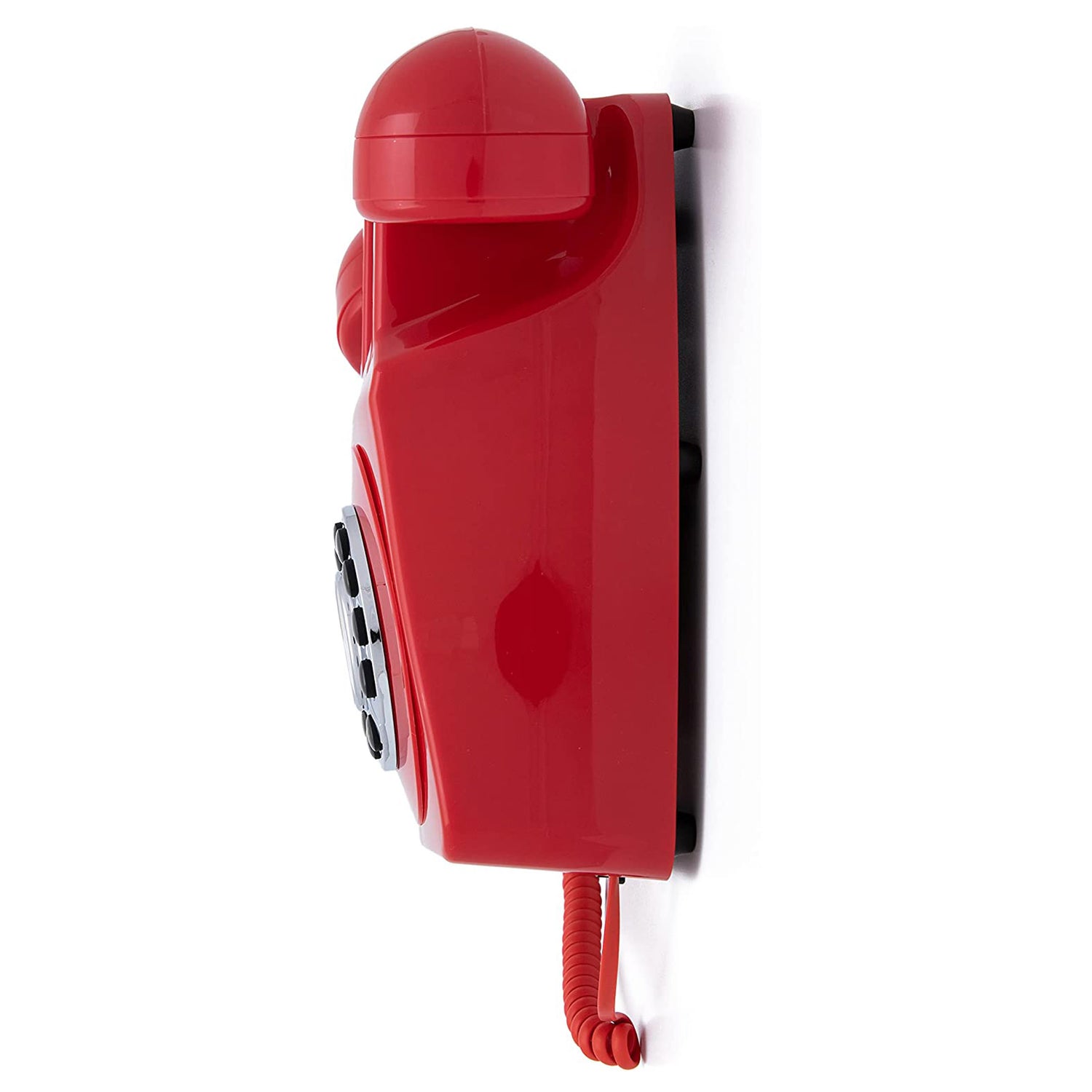 GPO 746 Retro Wall Mount Rotary Push Button Home Phone Landline Classic Red-Home &amp; Garden &gt; Home &amp; Garden Others-PEROZ Accessories